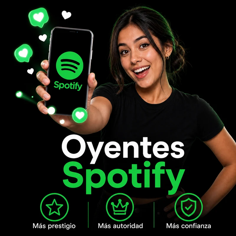 Oyentes Mensuales Spotify en México