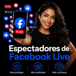 Espectadores para Facebook Live