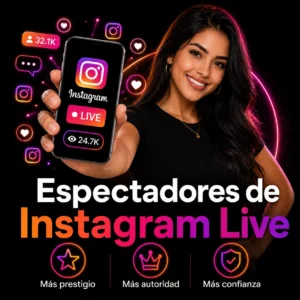 Espectadores para Instagram Live